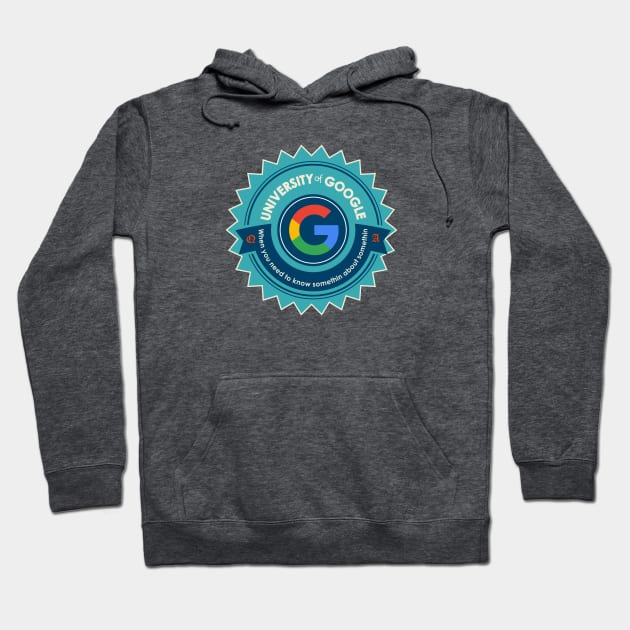 University of Google Hoodie by silvercloud